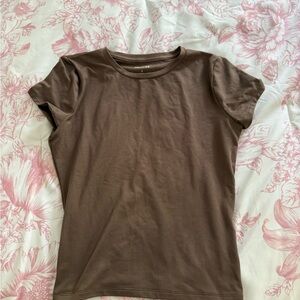 Hollister Chocolate Brown Tee